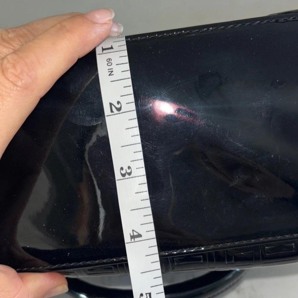 Tommy Hilfiger Black Embossed Satchel
